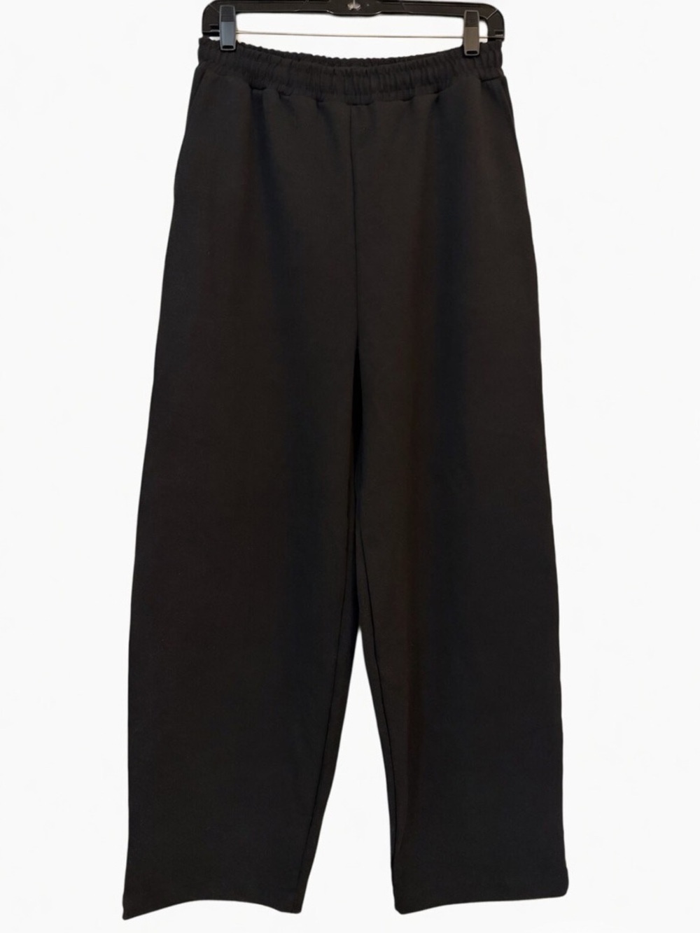 Zara Black Wide-Leg Men’s Sweatpants Size S NWT